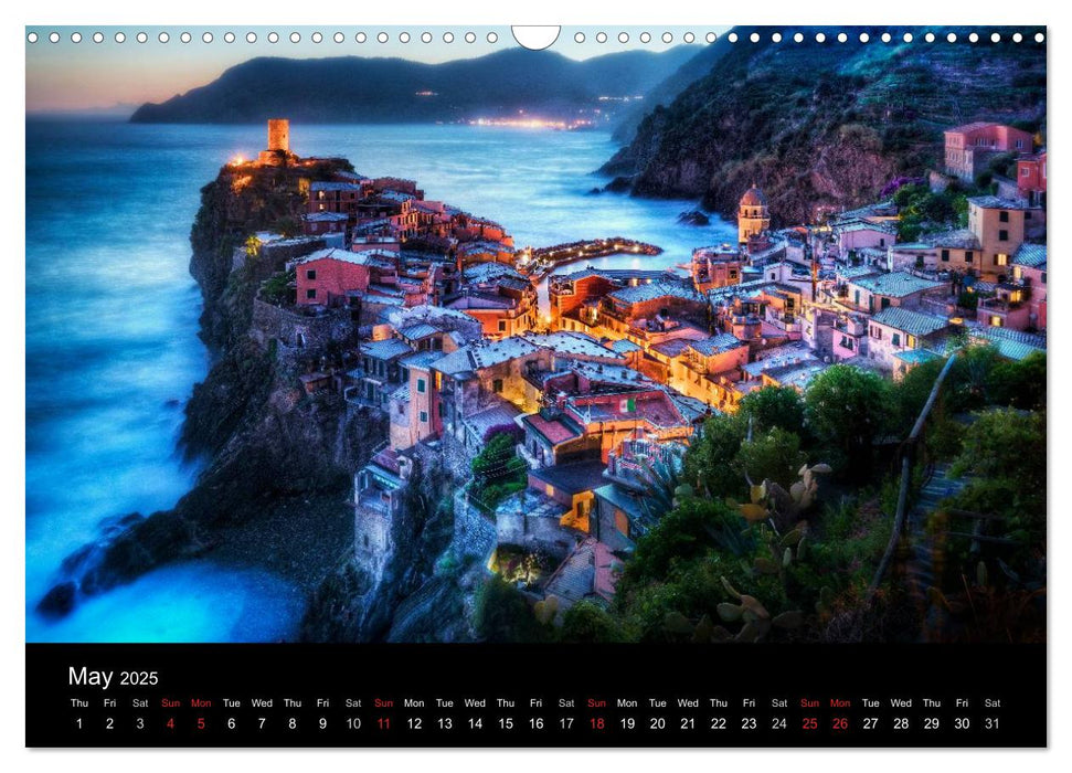 Magical Tuscany and Liguria (CALVENDO Monthly Calendar 2025)