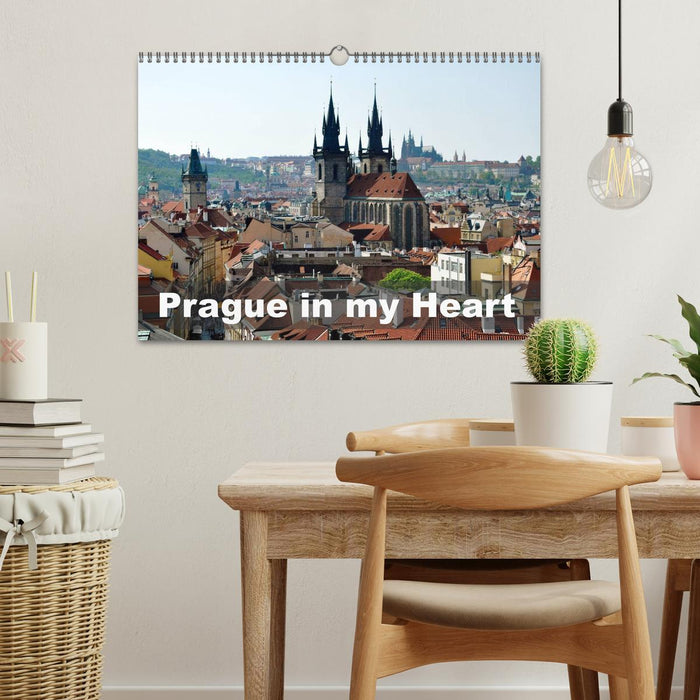 Prague in my heart (CALVENDO Monthly Calendar 2025)