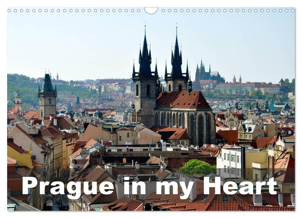 Prague in my heart (CALVENDO Monthly Calendar 2025)