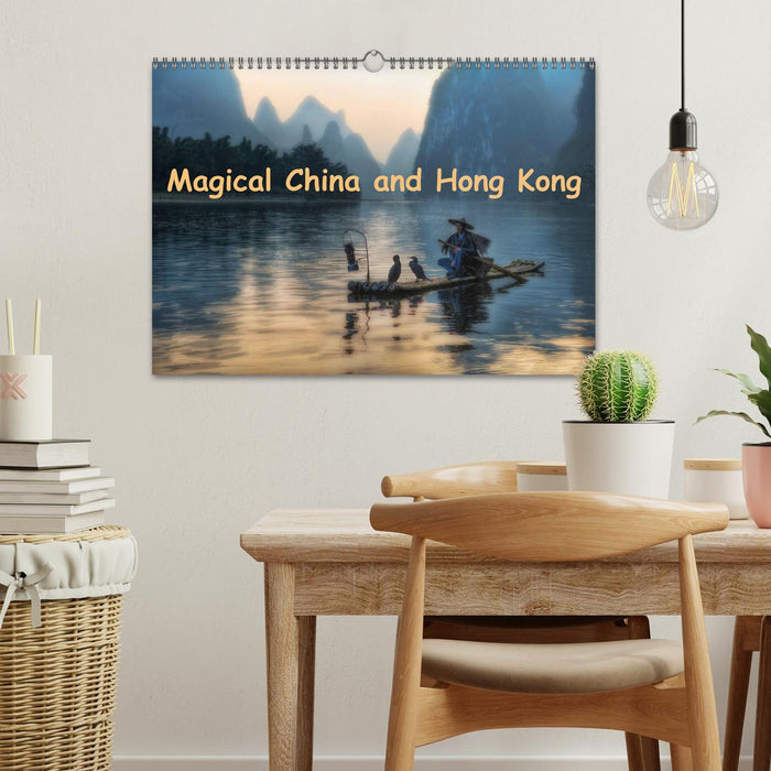 Magical China and Hong Kong (CALVENDO Monthly Calendar 2025)