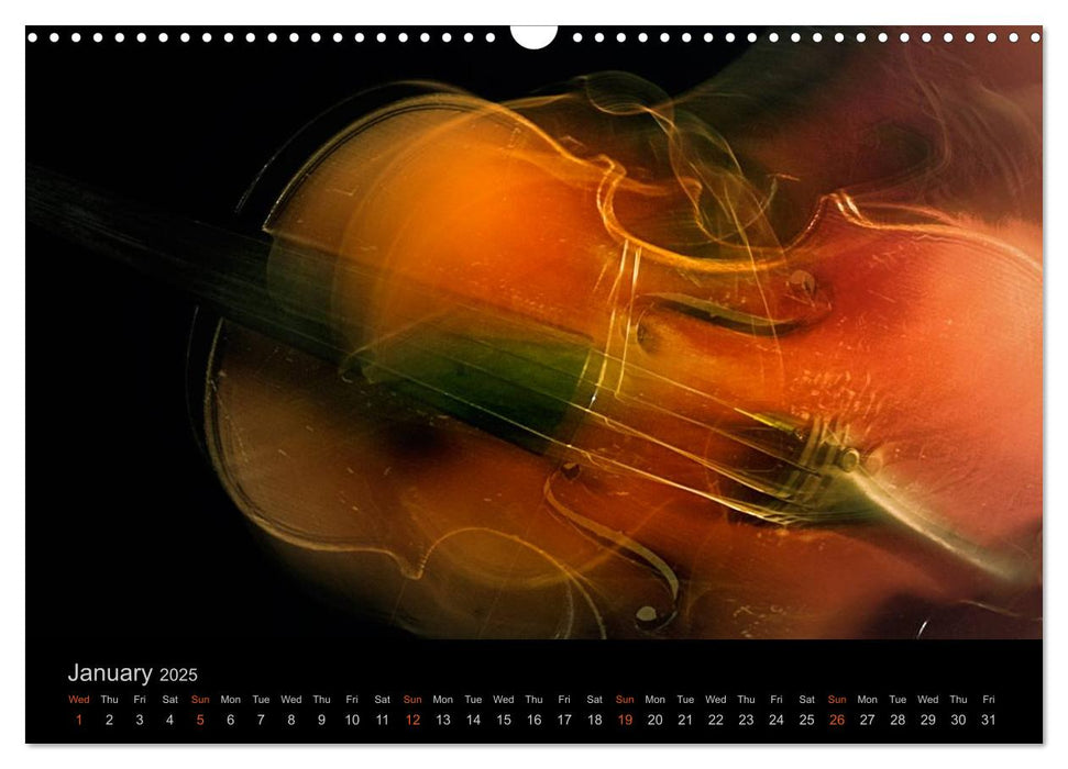 Musica Furiosa (CALVENDO Monthly Calendar 2025)