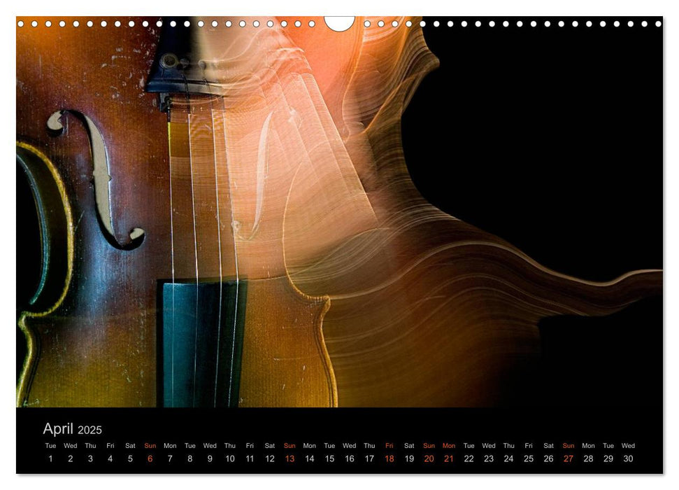 Musica Furiosa (CALVENDO Monthly Calendar 2025)