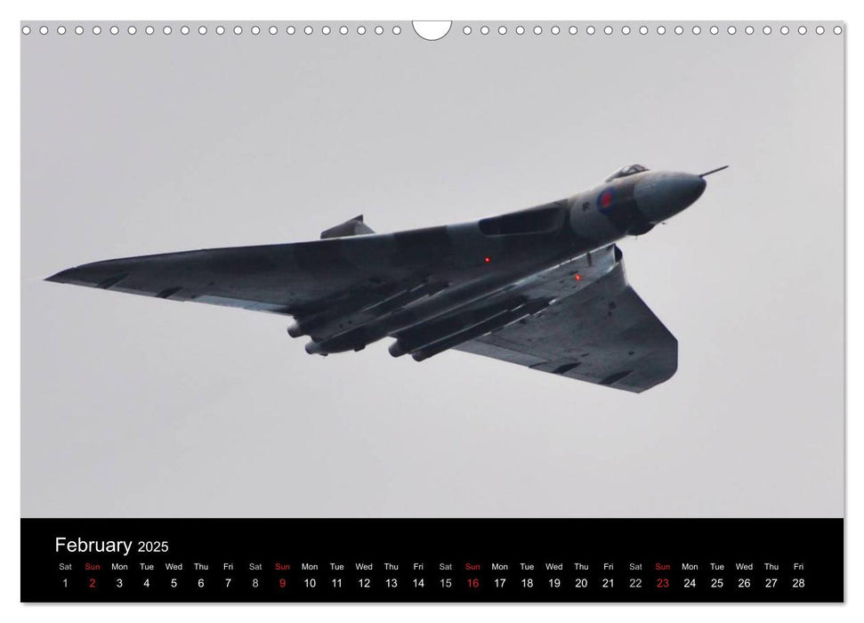 Military Aircraft (CALVENDO Monthly Calendar 2025)