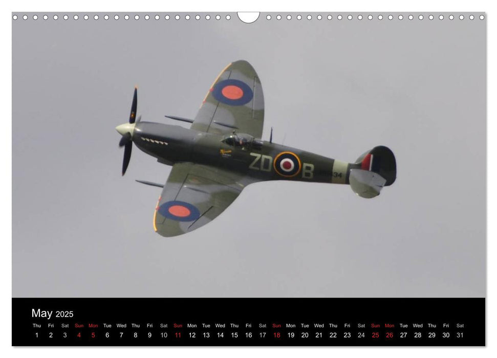 Military Aircraft (CALVENDO Monthly Calendar 2025)