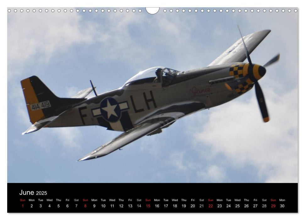 Military Aircraft (CALVENDO Monthly Calendar 2025)