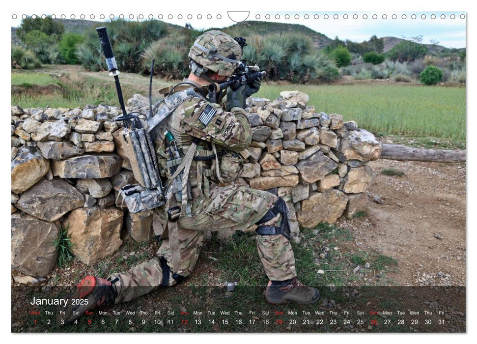 Special Forces Army Operations (CALVENDO Monthly Calendar 2025)