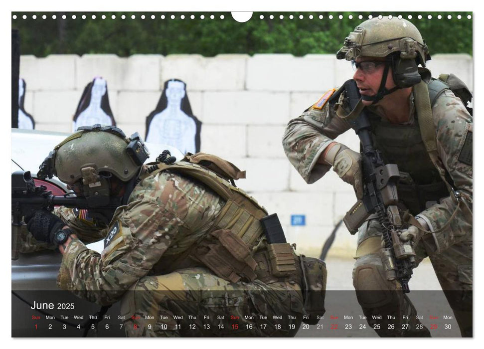 Special Forces Army Operations (CALVENDO Monthly Calendar 2025)