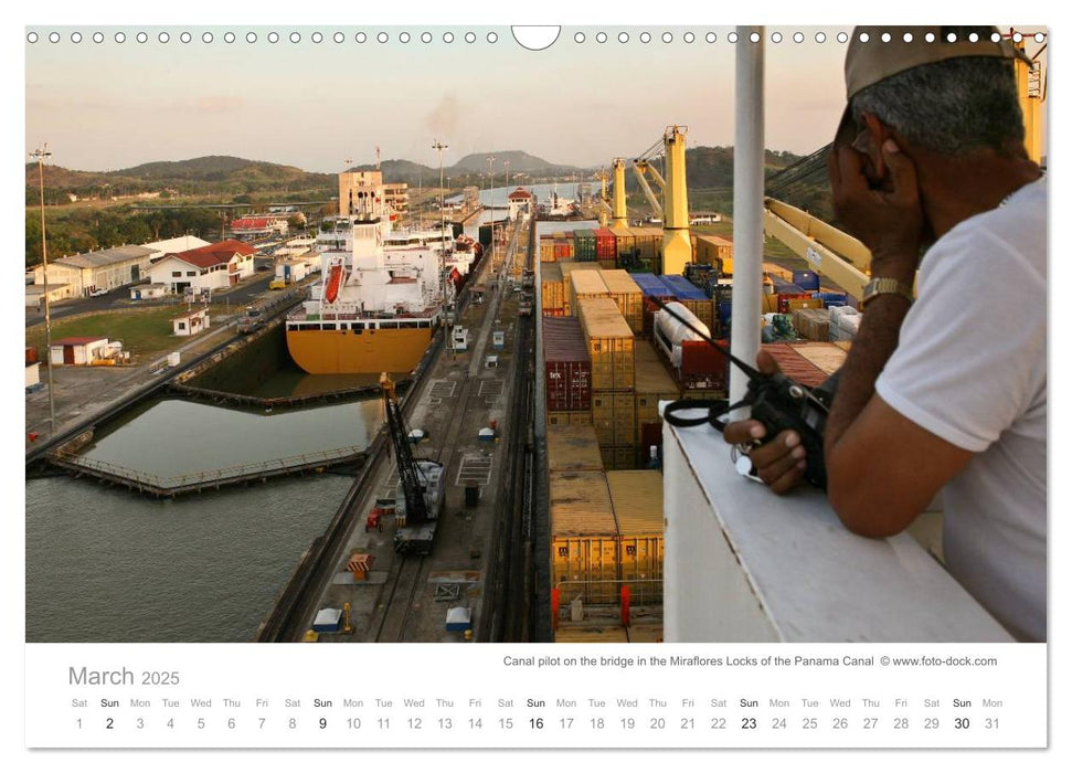 Fascination of Shipping On board around the world (CALVENDO Monthly Calendar 2025)