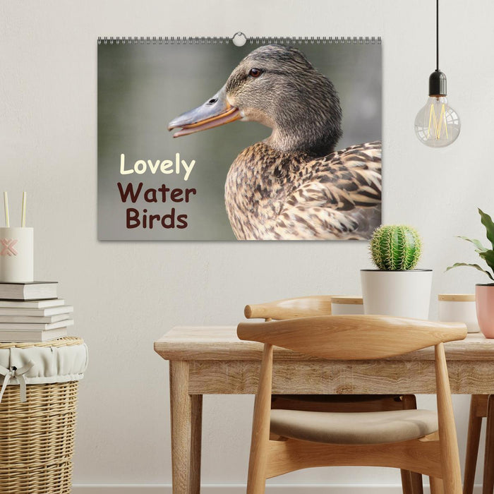 Lovely Water Birds (CALVENDO Monthly Calendar 2025)