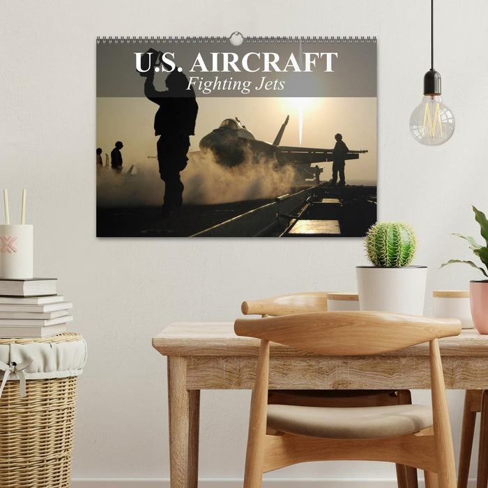 U.S. Aircraft - Fighting Jets (CALVENDO Monthly Calendar 2025)