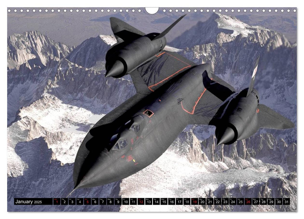 U.S. Aircraft - Fighting Jets (CALVENDO Monthly Calendar 2025)