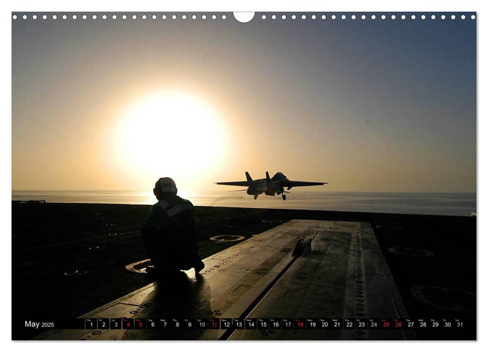 U.S. Aircraft - Fighting Jets (CALVENDO Monthly Calendar 2025)