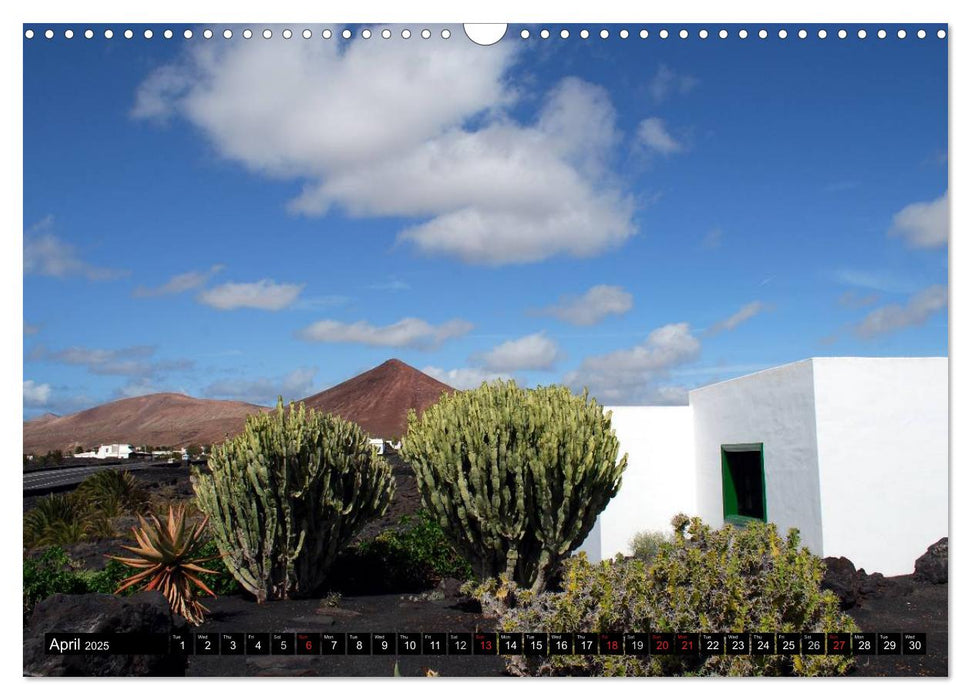 Lanzarote - Canary Islands (CALVENDO Monthly Calendar 2025)