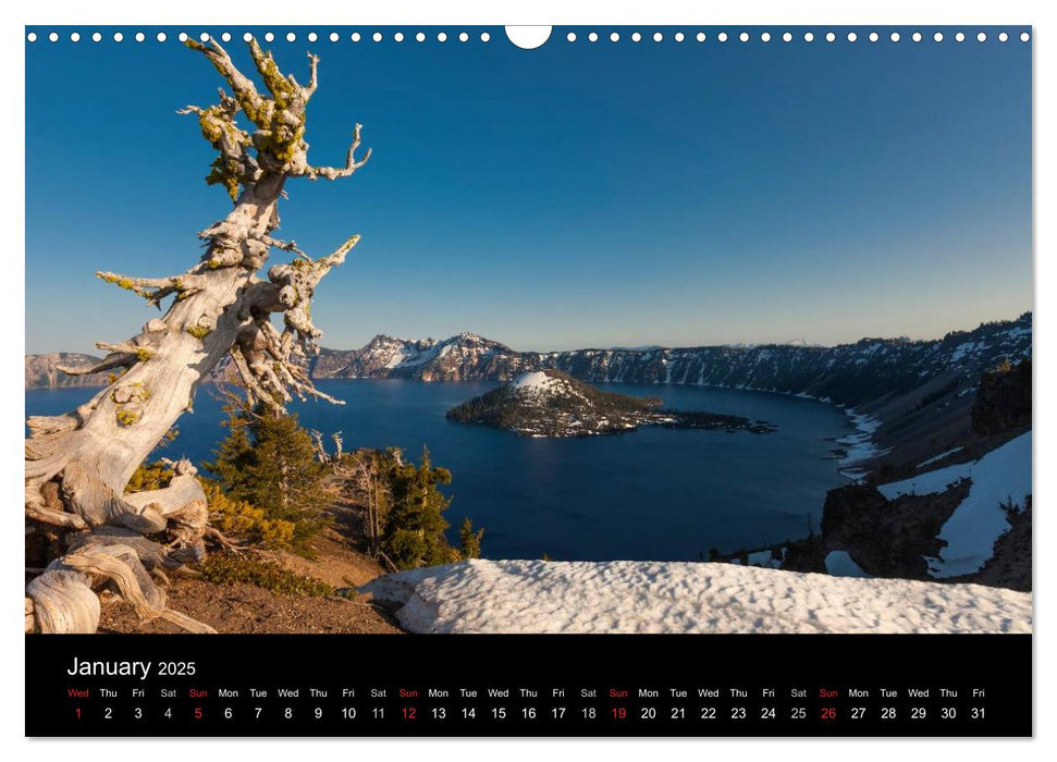 USA Nature Deluxe (CALVENDO Monthly Calendar 2025)