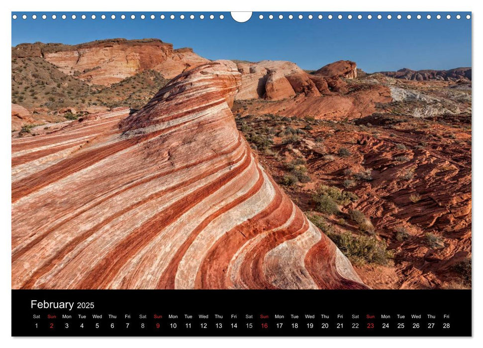 USA Nature Deluxe (CALVENDO Monthly Calendar 2025)