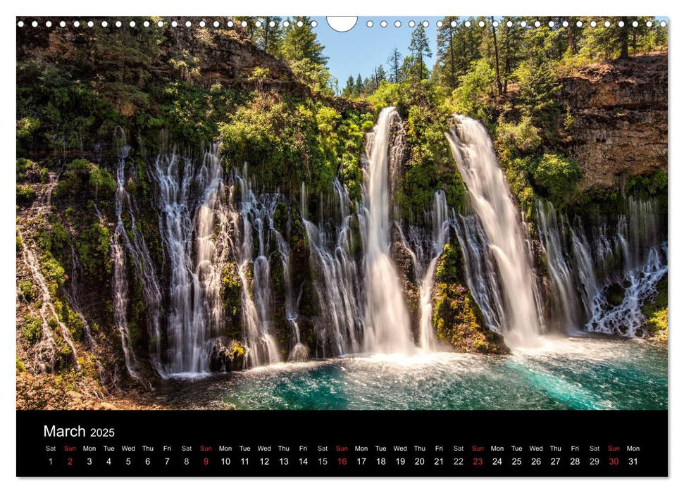 USA Nature Deluxe (CALVENDO Monthly Calendar 2025)