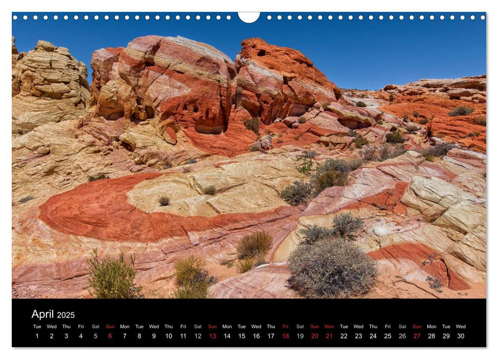 USA Nature Deluxe (CALVENDO Monthly Calendar 2025)