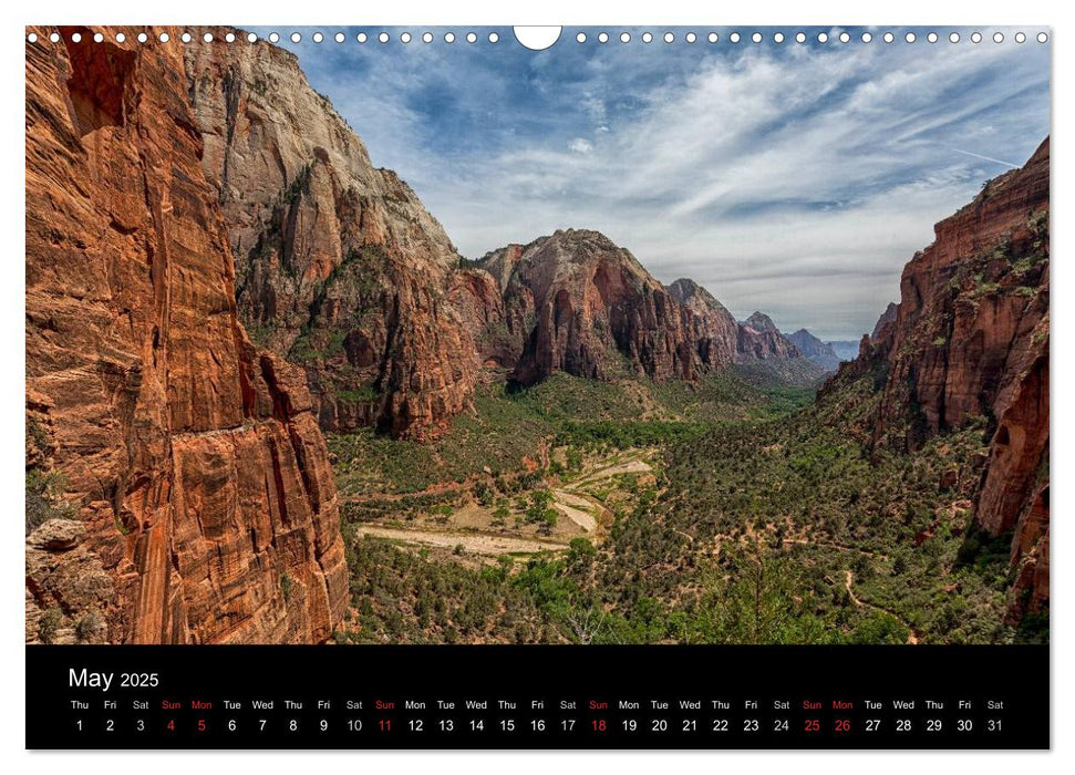 USA Nature Deluxe (CALVENDO Monthly Calendar 2025)