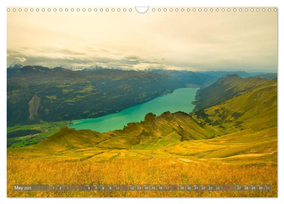 The Swiss Alps by TELL-PASS (CALVENDO Monthly Calendar 2025)