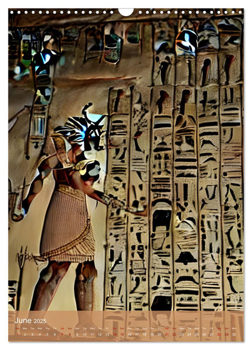 Ancient Egypt - Digital Artwork created by Artificial Intelligence (CALVENDO Monthly Calendar 2025)