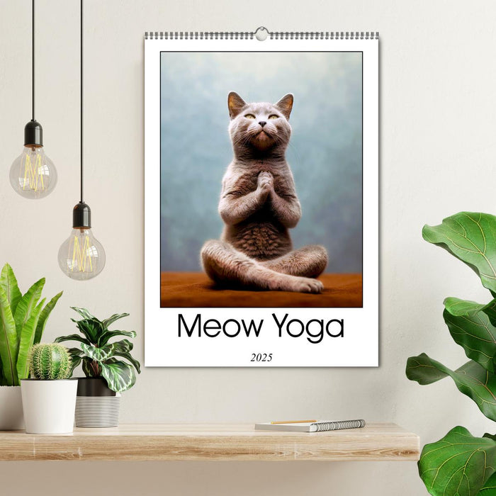 Meow Yoga (CALVENDO Monthly Calendar 2025)