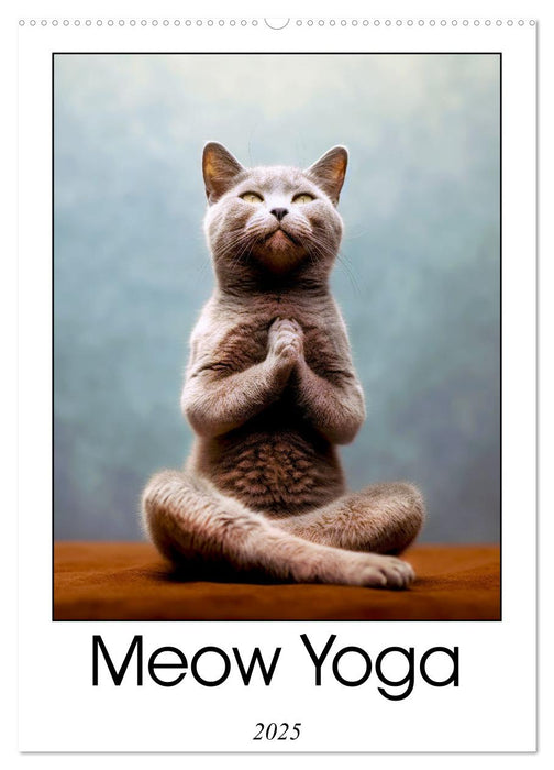 Meow Yoga (CALVENDO Monthly Calendar 2025)