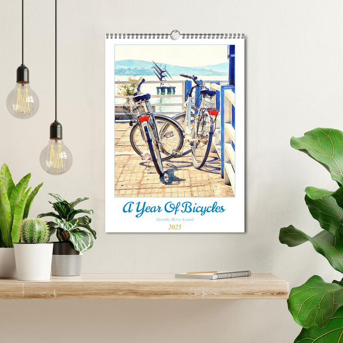 A Year Of Bicycles (CALVENDO Monthly Calendar 2025)