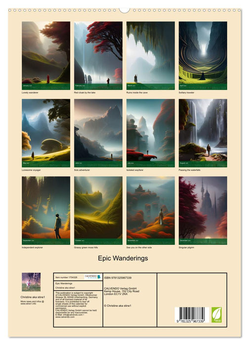 Epic Wanderings (CALVENDO Premium-Calendar 2025)