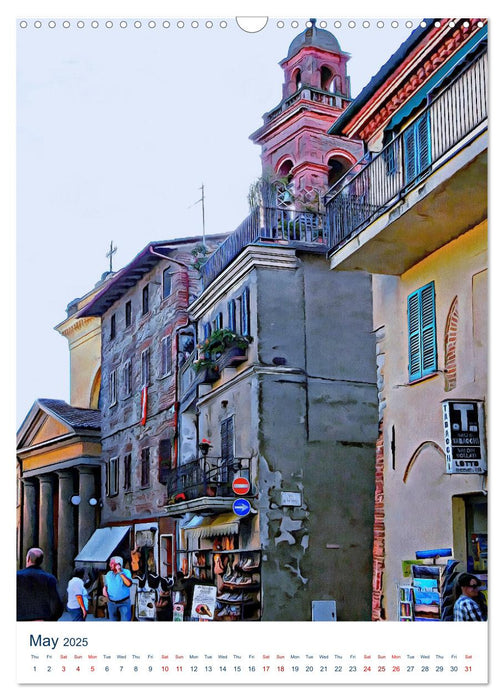 Umbrian Bell Towers (CALVENDO Monthly Calendar 2025)