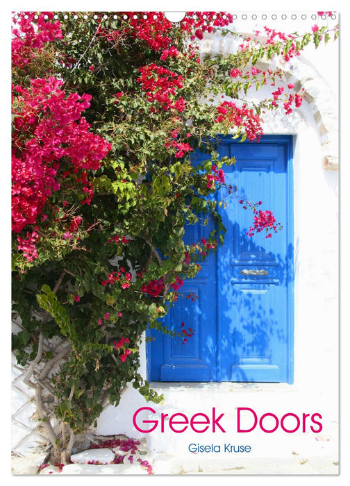 Greek Doors (CALVENDO Monthly Calendar 2025)