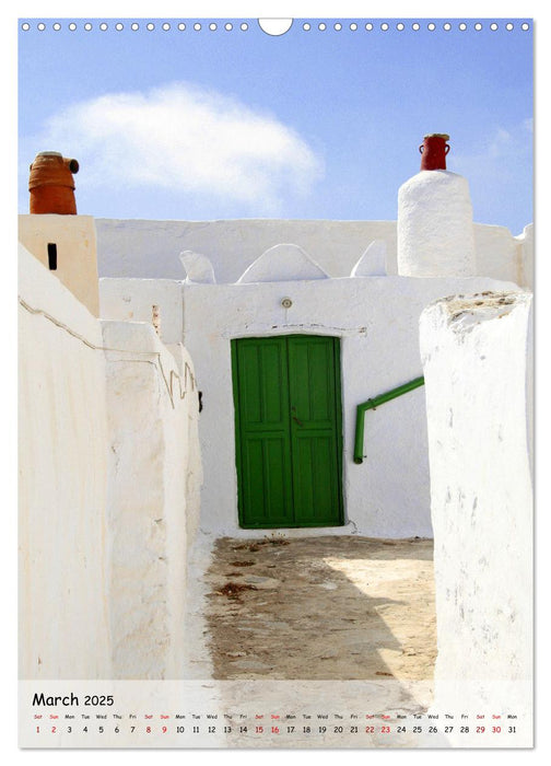 Greek Doors (CALVENDO Monthly Calendar 2025)