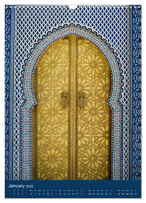 Oriental Doors (CALVENDO Monthly Calendar 2025)