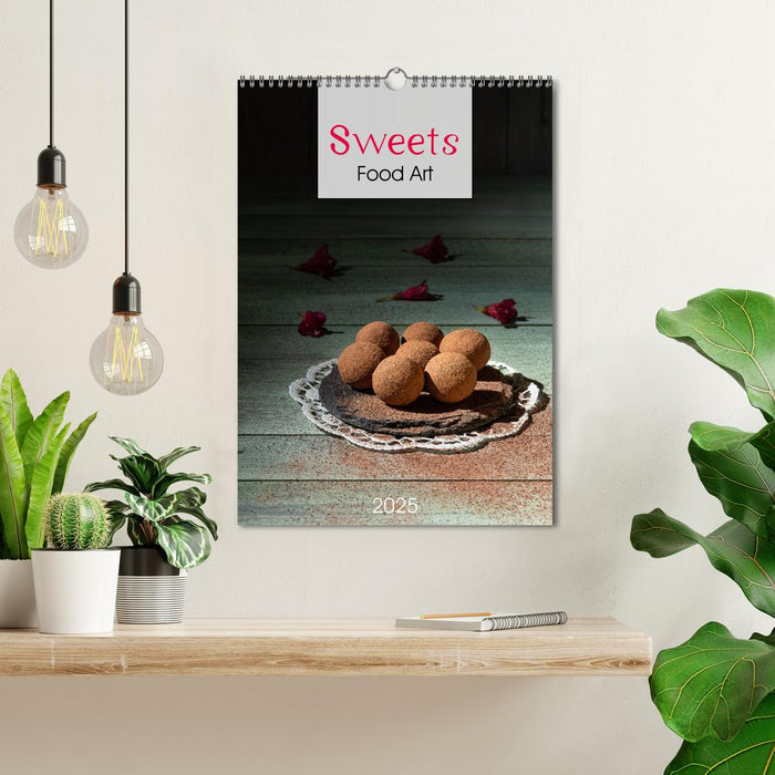 Sweets Food Art (CALVENDO Monthly Calendar 2025)