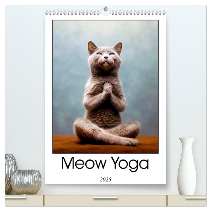 Meow Yoga (CALVENDO Premium-Calendar 2025)