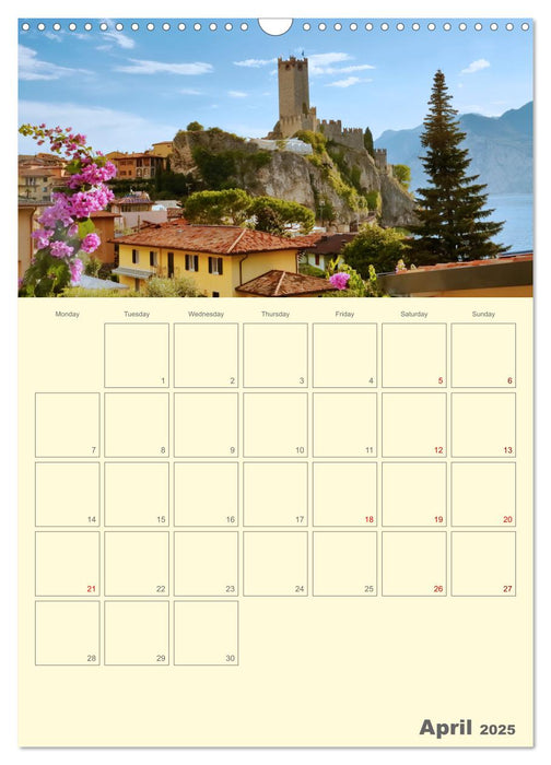 Romantic Northern Italy (CALVENDO Monthly Calendar 2025)