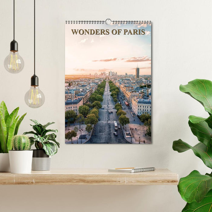 Wonders of Paris (CALVENDO Monthly Calendar 2025)