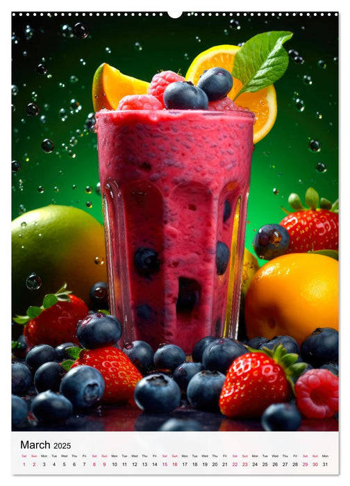 Smoothie Symphony (CALVENDO Premium-Calendar 2025)