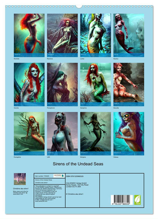 Sirens of the Undead Seas (CALVENDO Premium-Calendar 2025)