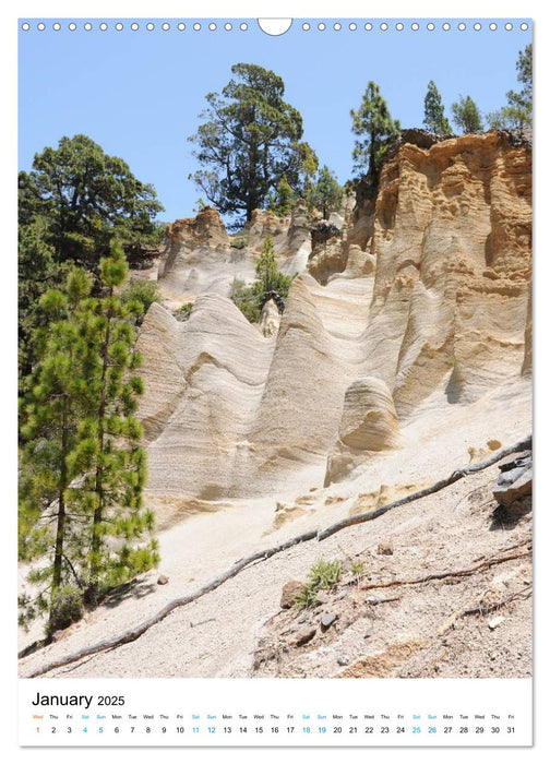 Tenerife - The volcanic island (CALVENDO Monthly Calendar 2025)