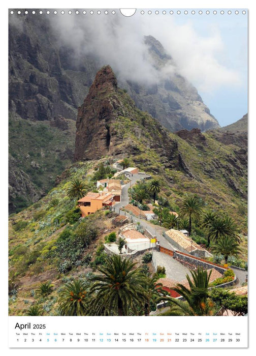 Tenerife - The volcanic island (CALVENDO Monthly Calendar 2025)