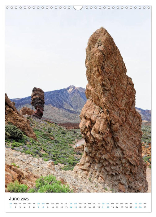 Tenerife - The volcanic island (CALVENDO Monthly Calendar 2025)