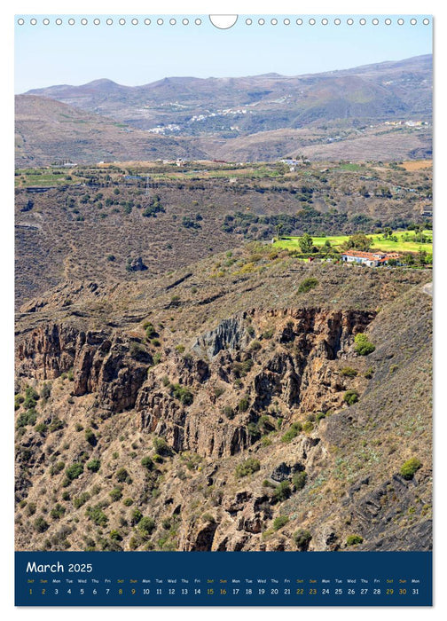 Gran Canaria - Holiday island for sun lovers (CALVENDO Monthly Calendar 2025)