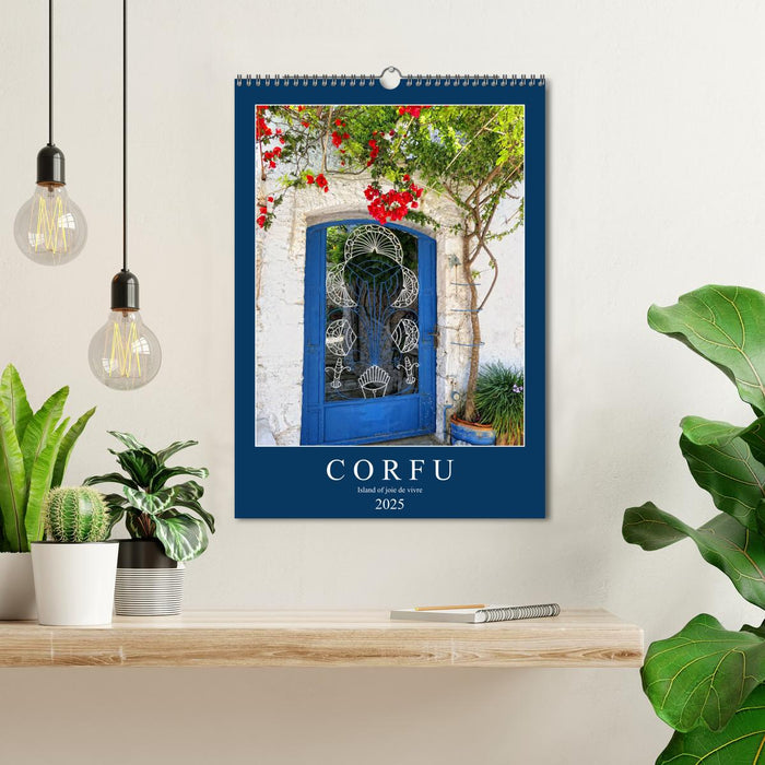 Corfu - Island of joie de vivre (CALVENDO Monthly Calendar 2025)