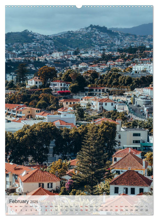 The Flower Island Madeira (CALVENDO Monthly Calendar 2025)