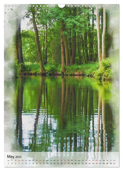 Spreewald Art (CALVENDO Monthly Calendar 2025)