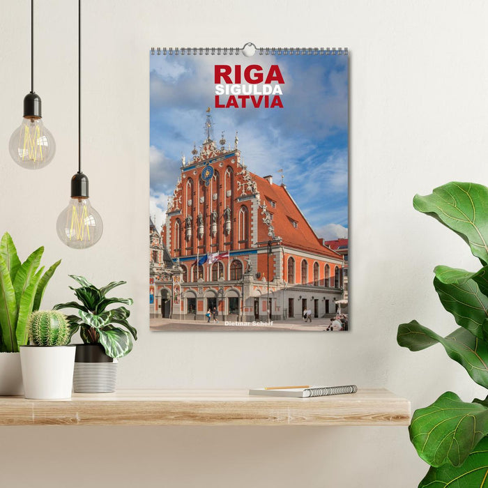 Riga Sigulda Latvia (CALVENDO Monthly Calendar 2025)