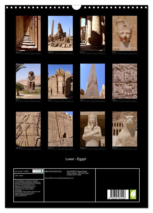 Luxor - Egypt (CALVENDO Monthly Calendar 2025)