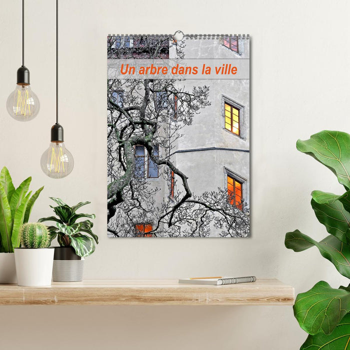 Un arbre dans la ville (CALVENDO Calendrier mensuel 2025)