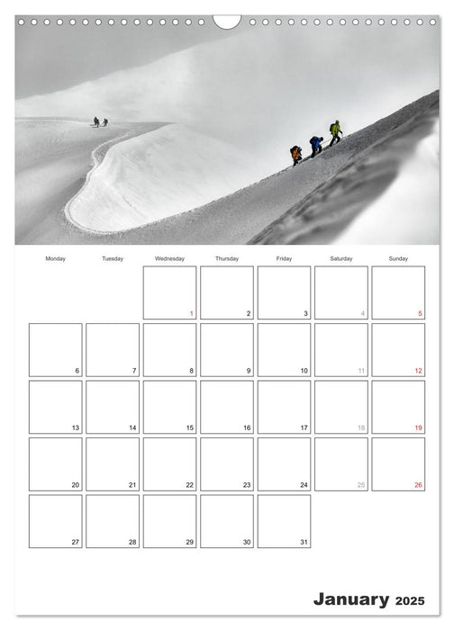 EXPLORING ALPS (CALVENDO Monthly Calendar 2025)