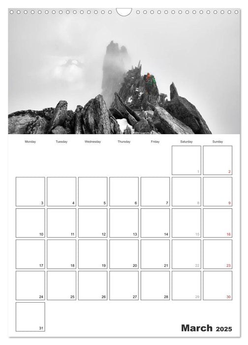 EXPLORING ALPS (CALVENDO Monthly Calendar 2025)